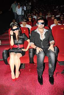 Twinkle Bajpai and Mimoh at Launch of Vikram Bhatt's 'Haunted - 3D' movie first look