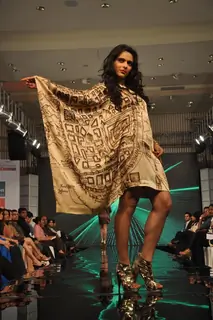 Models walk the ramp for Gitanjali Cyclothon Fashion Show 2011