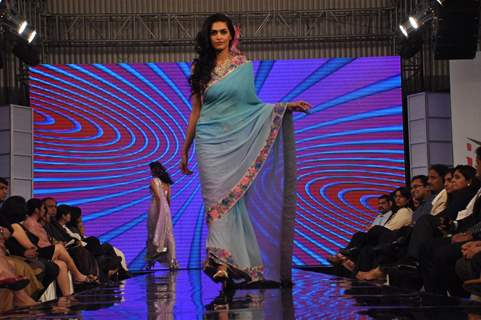 Models walk the ramp for Gitanjali Cyclothon Fashion Show 2011