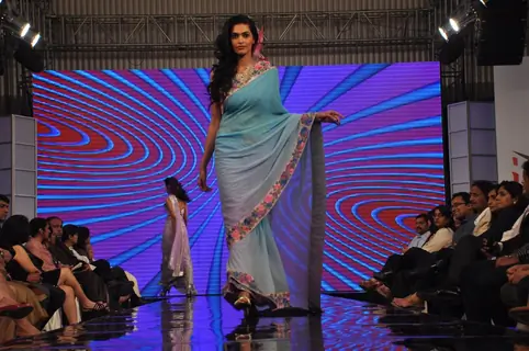 Models walk the ramp for Gitanjali Cyclothon Fashion Show 2011