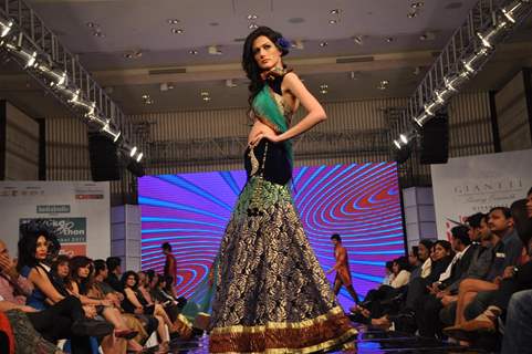 Models walk the ramp for Gitanjali Cyclothon Fashion Show 2011