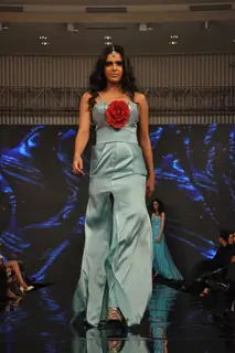 Models walk the ramp for Gitanjali Cyclothon Fashion Show 2011