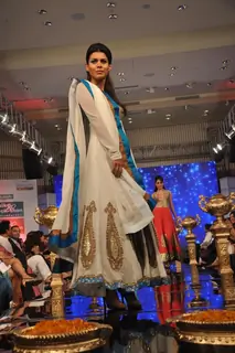 Models walk the ramp for Gitanjali Cyclothon Fashion Show 2011