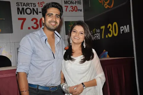 Rubina Dilaik and Avinash Sachdev at launch of Choti Bahu at JW Marriott in Mumbai