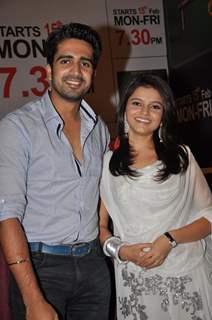 Avinash Sachdev and Rubina Dilaik at launch of Choti Bahu at JW Marriott in Mumbai