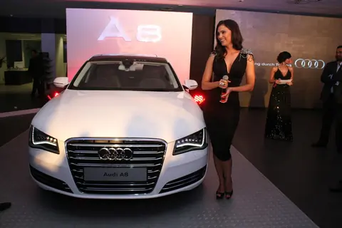 Lara Dutta at launch party of Audi A8