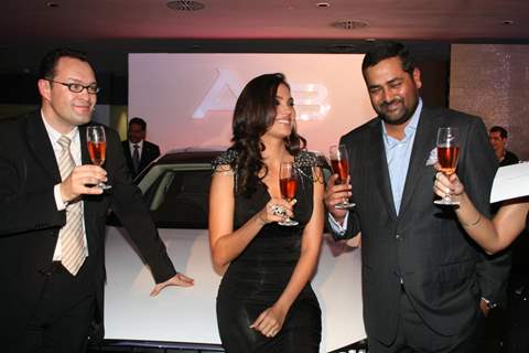 Lara Dutta at launch party of Audi A8