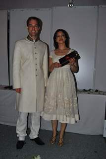 Marcus MD & Sharmili Marketing Director-Oriflame India and Rohit Bal at Oriflame's 15 years Anniversary celebration. .