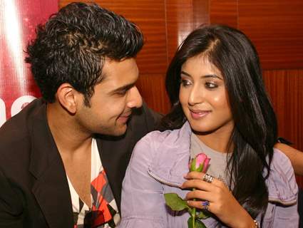 Karan kundra and Kritika Kamra celebrating Valentine's Day in New Delhi