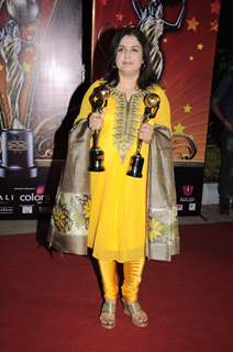 Farah Khan at Global Indian film and Television awards at Yash Raj studios in Mumbai.  .