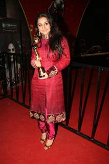 Vidya Balan at Global Indian film and Television awards at Yash Raj studios in Mumbai