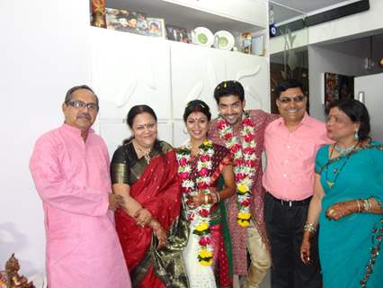 Gurmeet & Debina's parents in their wedding ceremony