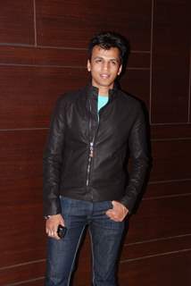 Abhijeet Sawant at Masti Express Film Premiere at Cinemax. .