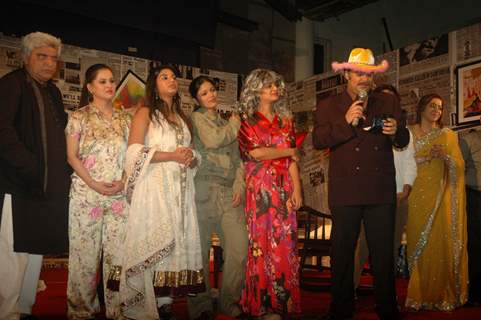 Javed Akhtar at Black Comedy presented by Jet Airways at Rang Sharda. .