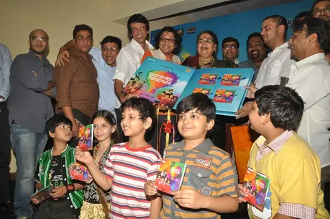 Star cast at music launch of film''Satrangee Parachute'' in ST Catherine's children home