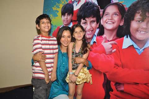 Rupali Ganguly at music launch of film''Satrangee Parachute'' in ST Catherine's children home