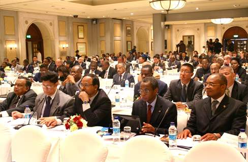 The delegates at ''India-Least Developed Countries (LDC) Ministerial Conference'', in New Delhi on Saturday. .