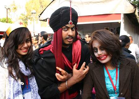 The 1st Annual Indian Comic Com at Dilli Haat, in New Delhi on Saturday. .