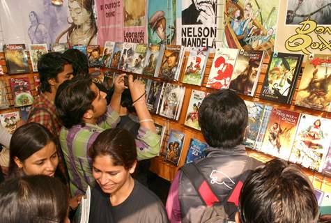 The 1st Annual Indian Comic Com at Dilli Haat, in New Delhi on Saturday. .