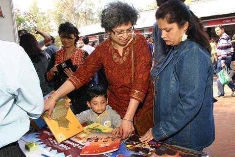 The 1st Annual Indian Comic Com at Dilli Haat, in New Delhi on Saturday. .