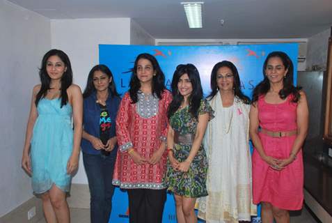 Celebs at Lavasa ladies race event at Dadar. .