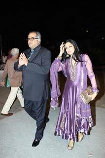 Boney Kapoor and Sridevi at Videocons Venuegopal Dhoots Daughter Marriage