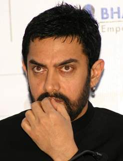 Aamir Khan at the release of  book &quot;Colours of My Rainbow&quot; in New Delhi