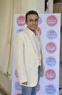 Indian cricketer Virender Sehwag features in the new TVC for Colgate MaxFresh gel. .