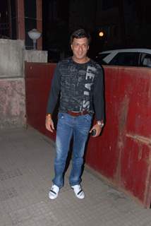 Madhur Bhandarkar at Tanu Weds Manu Screening at Ketnav, Bandra. .