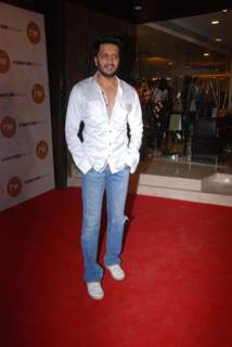 Ritesh grace Laila Khan's furniturewala launch at Worli, Mumbai. .