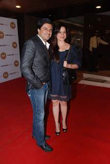 Neelam Kothari and Sameer Soni grace Laila Khan's furniturewala launch at Worli, Mumbai. .