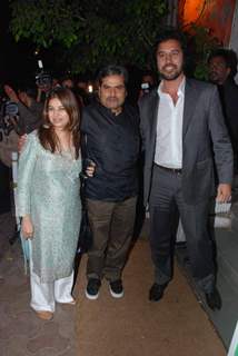 Vishal Bharadwaj at Shahid Kapoor's birthday celebration at Olive, Bandra