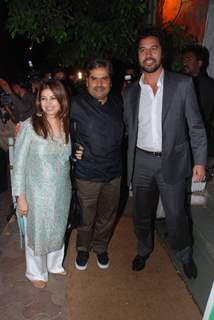 Vishal Bharadwaj at Shahid Kapoor's birthday celebration at Olive, Bandra