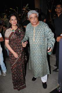 Javed Akhtar and Shabana Azmi at 'The Charcoal Project'