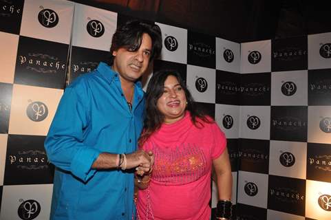 Rahul Roy and Dolly Bindra at launch of 'Panache' lounge-bar