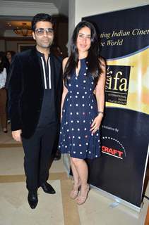 Kareena Kapoor and Karan Johar at IIFA voting at Marriott today morning. .