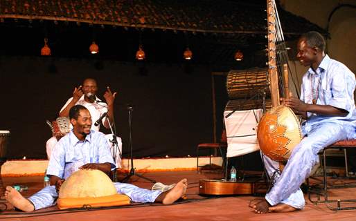 The Drums and dancing of West Africa by Dafra Accoustics of Burkina Faso,in New Delhi. .