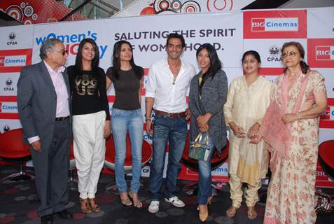 Arjun Rampal, Neetu and Sherlyn at CPAA women's day celeberations at IMAX Wadala. .