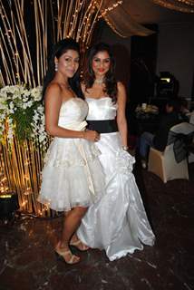 Debina at Dimpy Mahajan's 1st wedding anniversary party