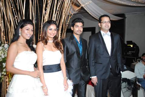 Debina and Gurmeet Choudhary at Rahul and Dimpy Mahajan's 1st wedding anniversary party