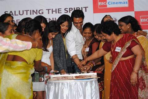 Arjun Rampal, Neetu and Sherlyn at CPAA women's day celeberations at IMAX Wadala