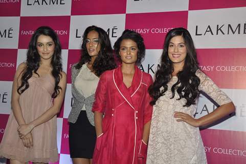 Models at Lakme fantasy collection launch, Olive. .