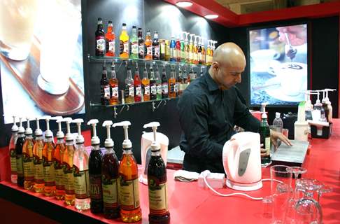 A view of the &quot;AAHAR 2011&quot; at Pragati Maidan ,in New Delhi