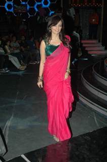 Roshni Chopra on the sets of Comedy Ka Maha Muqabla. .