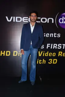 Abhishek Bachchan at 3-d HD launch for Videocon D2H at Novotel. .