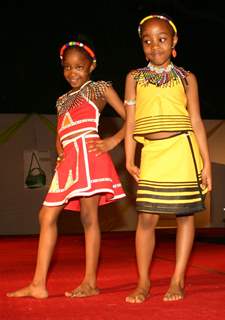 Fashion Show at the Charity African Gala Evening organized by Association of spouses of African Heads of Mission,in New Delhi on Friday..