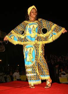 Fashion Show at the Charity African Gala Evening organized by Association of spouses of African Heads of Mission,in New Delhi on Friday..