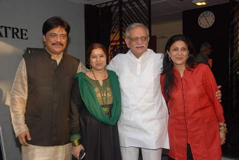 Gulzar at Rekha Bharadwaj's play premiere show at Prithvi. .