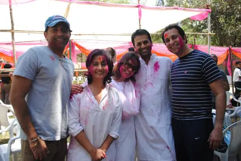 Divya Dutta at Ekta Kapoor, Sanjay Gupta and Kiran Bawa's Holi Party at Versova
