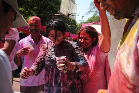 Ekta Kapoor, Sanjay Gupta and Kiran Bawa's Holi Party at Versova